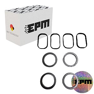 Kit Junta do Coletor de Admissão e Escape Bmw 320i 328i 520i X1 X3 Z4 N20 2.0 Turbo - 11657625293, 11612212759, 11612297462.