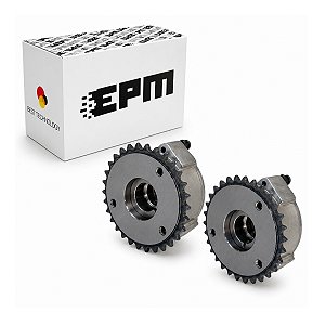 Par Polia do Comando Variável Admissão e Escape Land Rover Jaguar Evoque Discovery Sport XE XF F-Pace - AJ200 Ingenium 2.0 Turbo Gasolina - LR091760, LR142281, JDE41018, JDE38703, LR091759, LR142279, JDE38702