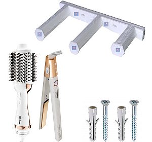 suporte escova secadora alisadora e chapina + parafusos