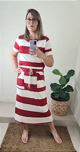 Conjunto Social Moletinho Listrado