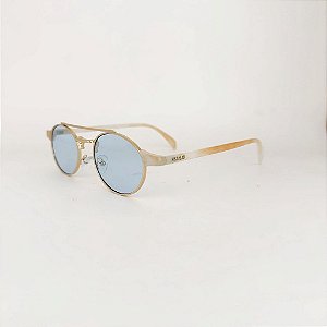 VistaLab Sync dourado com azul claro