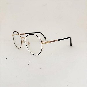 Grau Eclipse dourado com preto e glitter rosa
