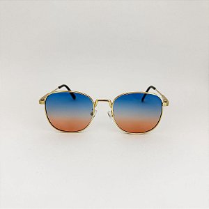 Left dourado com degrade azul com laranja