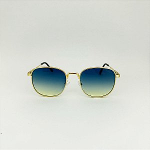 Left dourado com degrade azul