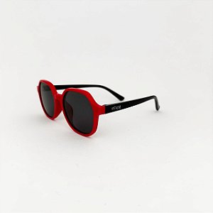 Kids Splash preto com vermelho