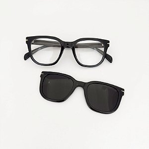 Grau + Solar: Neoclip preto