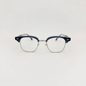 Grau Glitch azul com tartan