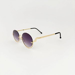 Moves dourado com roxo degrade