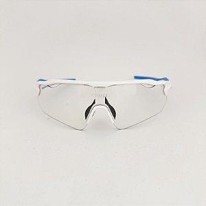 Nitro azul com lente transparente + case esportiva
