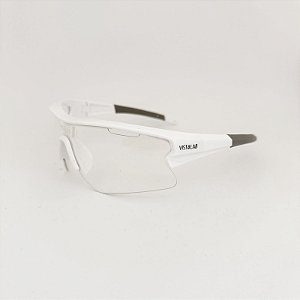 Titan branco com lente transparente + case esportiva