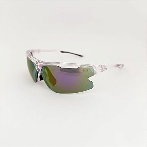 Force transparente com lilas + case esportiva