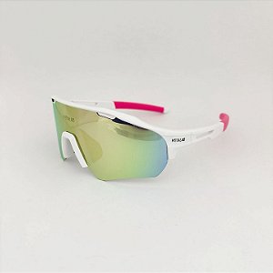 Turbo branco com rosa + case esportiva