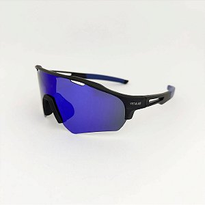 DUPLICADO - Turbo transparente com espelhado vermelho + case esportiva