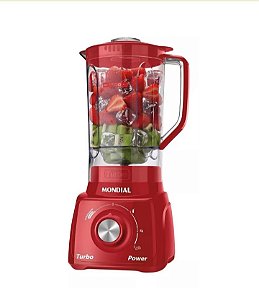 Liquidificador Turbo Power Mondial VERMELHO
