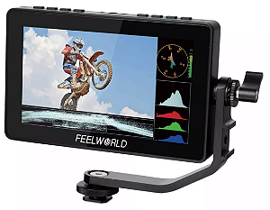 Monitor Feelworld F5 Pro X 5.5pol 1920x1080 1600nit Lut 4k Input
