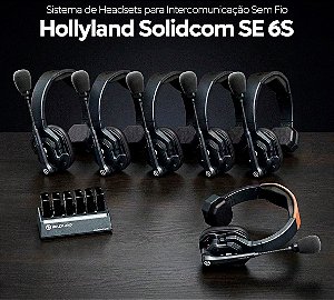 Hollyland Solidcom Radio Intercom Se-6s Sem Fio