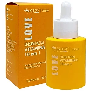 Sérum Facial Vitamina C 10 em 1  - Vegano - Max Love