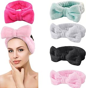 Faixa de Cabelo Atoalhada para Skincare – Conforto e Praticidade para sua Rotina