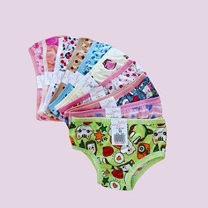 Calcinha Infantil PV Estampada[unidade]