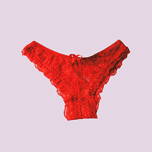 Calcinha Tanga de Renda [UNIDADE]