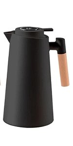 Garrafa Térmica Para Café Com Termometro Digital Preto 1L (GTCD067)