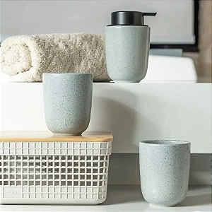 Kit De Banheiro 2 Peças De Cerâmica Osaka (OS050)