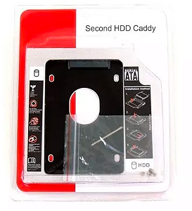 Adaptador HD Notebook Gaveta Drive DVD 9.5MM