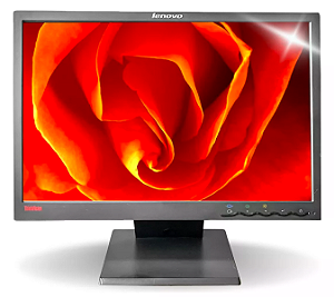 Monitor Lenovo 19 Polegadas Widescreen Vga Dvi Preto L197wa