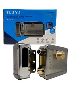 Fechadura Elétrica De Sobrepor Com Dupla Segurança Elsys Reversível ESF-E5000