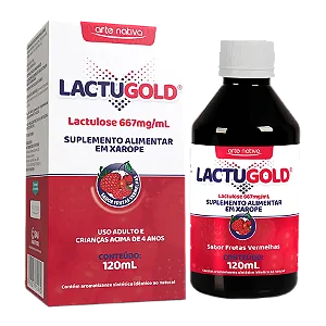 LACTUGOLD 120ML SABOR DE FRUTAS VERMELHAS