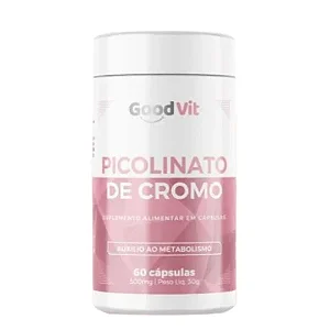 Picolinato de Cromo 500mg C/60 Cápsulas Good Vit