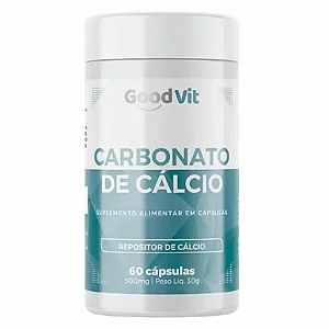 Carbonato De Cálcio 500mg C/60 Cápsulas - Good Vit