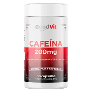 CAFEINA 200MG 60 CAPS GOOD VIT