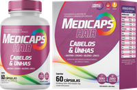 MEDICAPS HAIR CABELOS E UNHAS 60 CAPSULAS