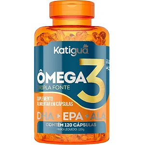 OMEGA 3 COM 120 CPSULAS KATIGUA