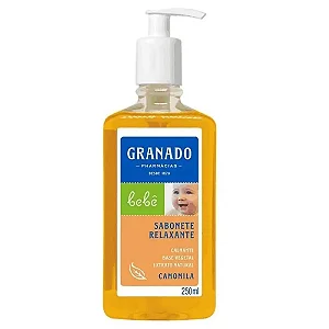 SABONETE GRANADO BEBÊ 250ML LÍQUIDO GLICERINA CAMOMILA