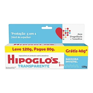 HIPOGLOS TRANSPARENTE LEVE 120 PAGUE 80G
