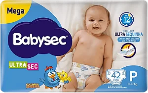 FRALDA BABYSEC GALINHA PINTADINHA MEGA P 42UN