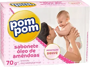 SABONETE POM POM 70G ÓLEO DE AMÊNDOAS