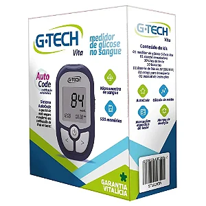 KIT MEDIDOR DE GLICOSE G-TECH VITA