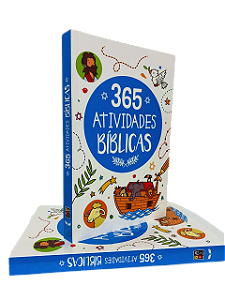 LIVRO INFANTIL 365 ATIVIDADES BIBLICAS - PÉ DA LETRA