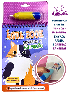 Livro Água Book -Bichinhos de Estimaçao – Colorindo com Água