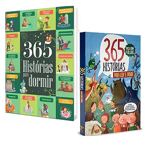 Kit 365 Historias para ler e ouvir+365 Histórias para dormir