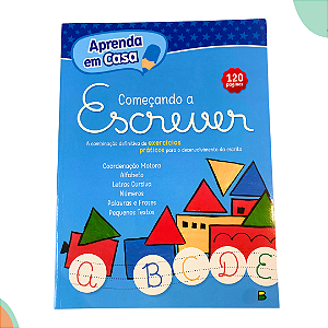 Aprenda em Casa - Começando a Escrever Livro de Atividades Alfabetização