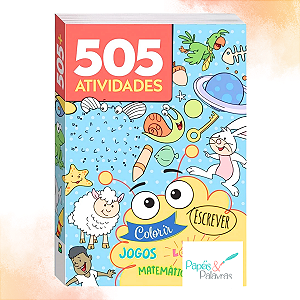 Livro 505 Atividades Infantil Educativo Brasileitura