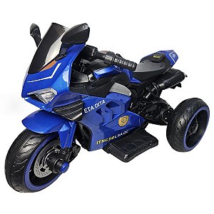 Super Moto Elétrica 3 Rodas com Som e Luz