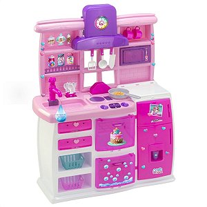 Mini Cozinha Infantil com Pia Realista e Acessórios Divertidos!