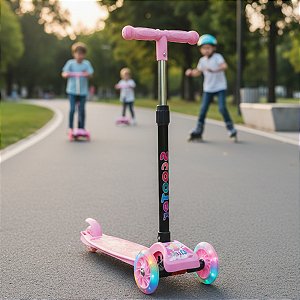 Patinete Infantil com Led Altura Regulável