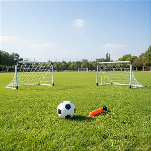 Kit Golzinho de Futebol com Duas Trave