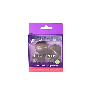 Kit com 4 mini esponjas triangulo - Miss Frandy